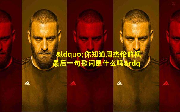 “你知道周杰伦的枫 最后一句歌词是什么吗”
